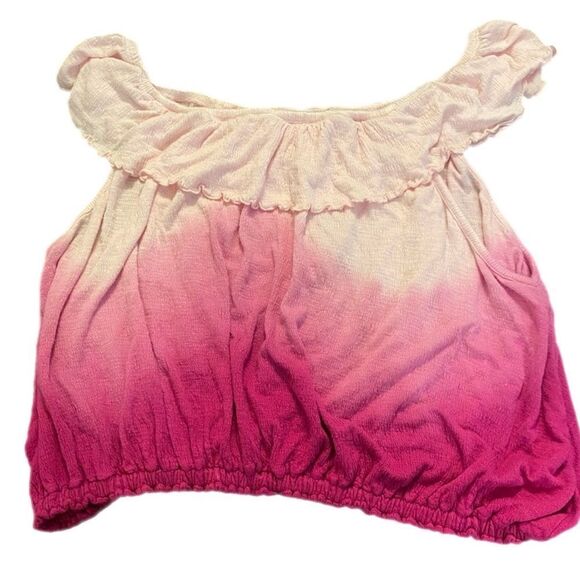 Free People Cora Lee Ombre Ruffled Tank Top - Picture 3 of 7